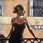 Fabian Perez BALCONES DE BUENOS AIRES III painting